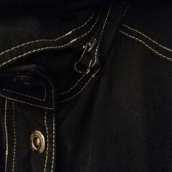 Vintage Y2K Hooded Light Fall Utility Jacket - Picture 8 of 13